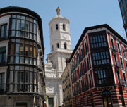 Calle Cascajares y catedral